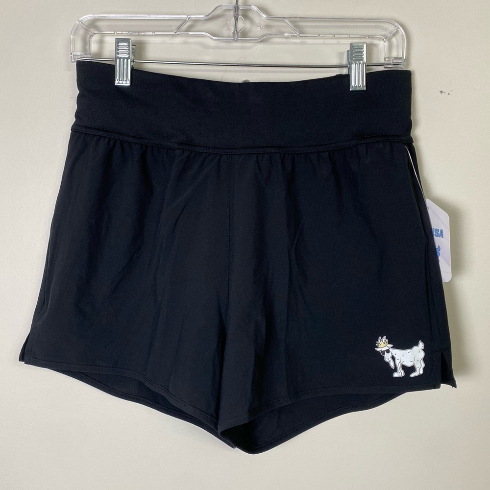 NWT‎ GOAT USA Women's Black Athletic Shorts GU-1509 size Small